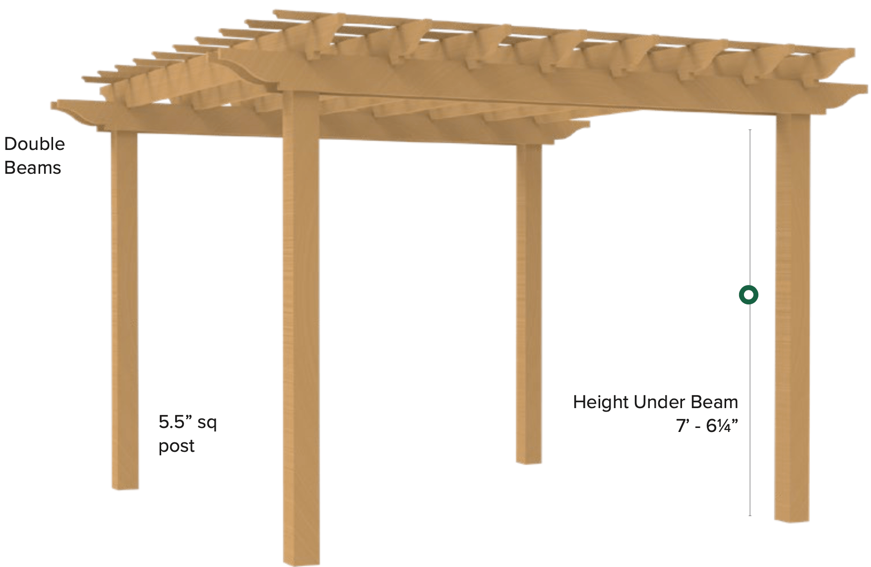 Cedar Pergola Kit Image