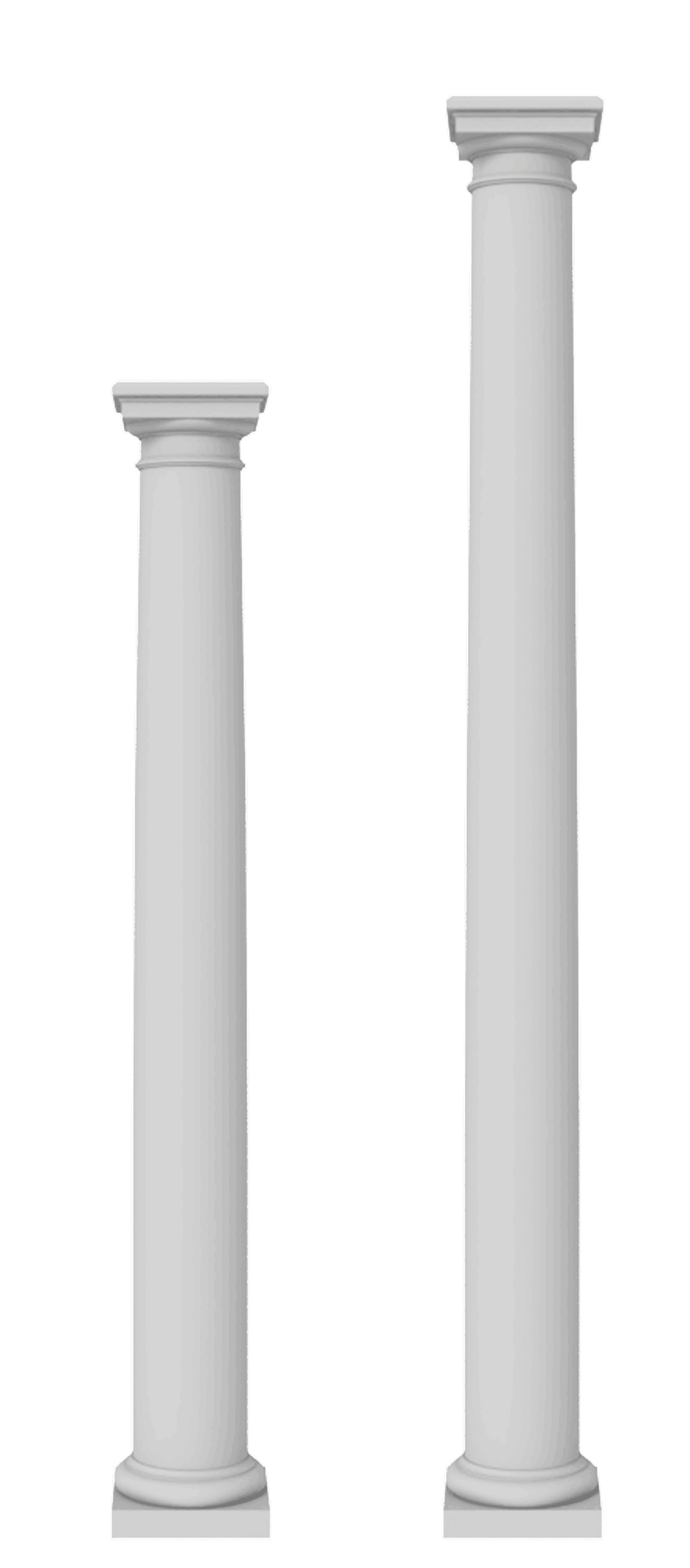 Round Tapered column pillar